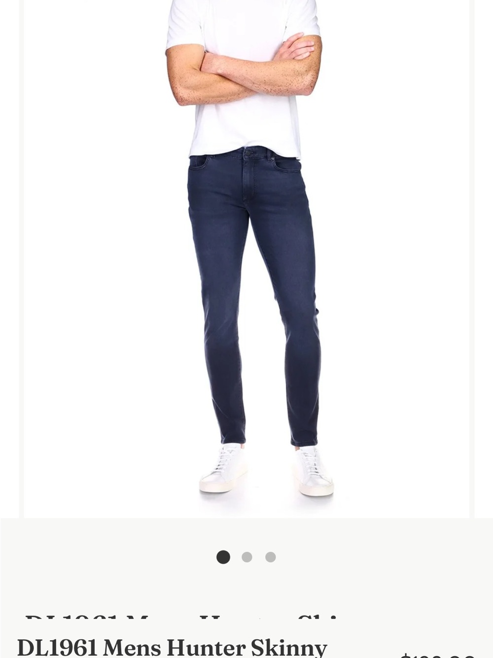 DL1961 Mens Hunter Skinny Jeans - Dark Navy Wash